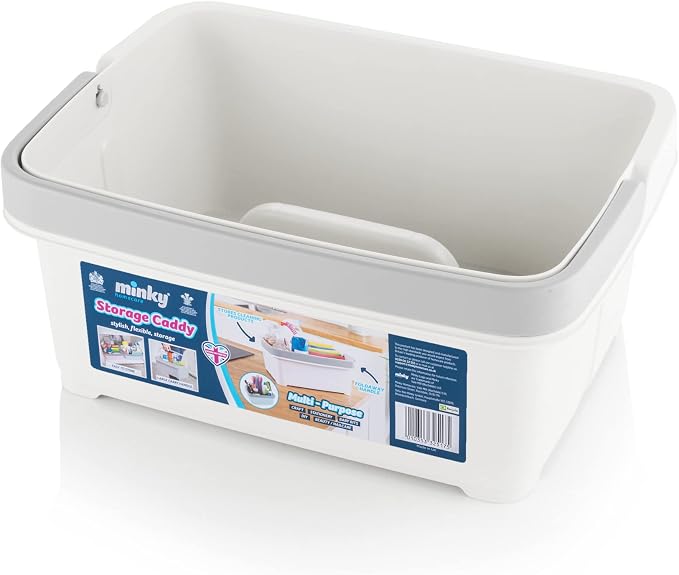 Minky Storage Caddy with Divider White - Image 2