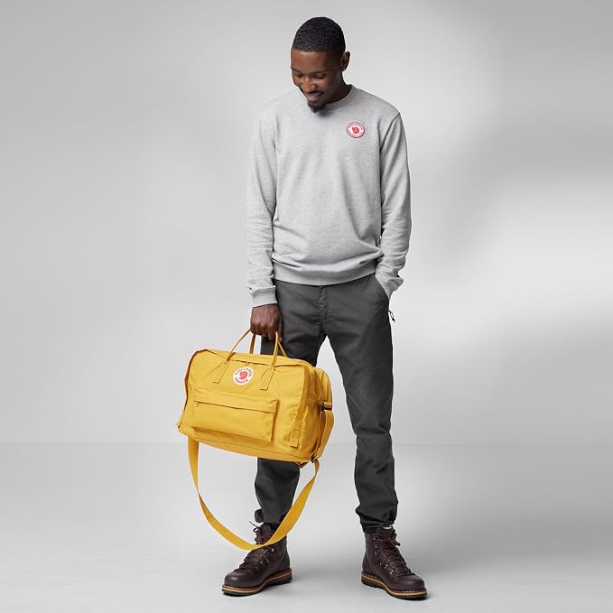 Fjallraven Kanken Weekender Bag, Large Travel Tote and Duffel for Overnight and Everyday Carry, Ochre, One Size - Image 2