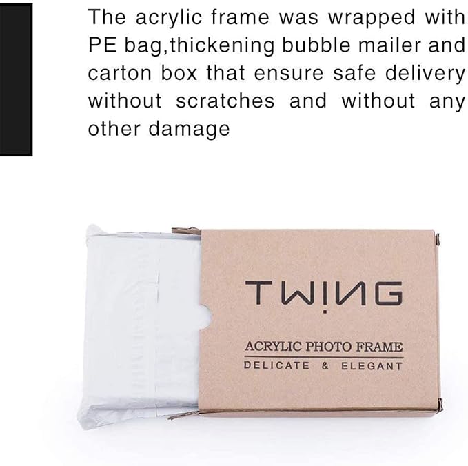 5x7 Acrylic Frame 5 Pack,24MM Thicker Frameless Clear Picture Frames | Freestanding Double Sided Magnetic Picture Frame,Acrylic Picture Frames for Desktop Display with Microfiber Cloth,Gift Ideal - Image 7