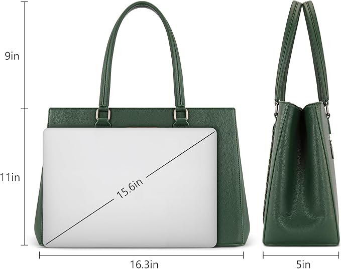 Montana West Wrangler Laptop Tote Bag for Women 15.6 Inch Computer Bag for Work Large Double Compartment Purse and Handbag - Image 3