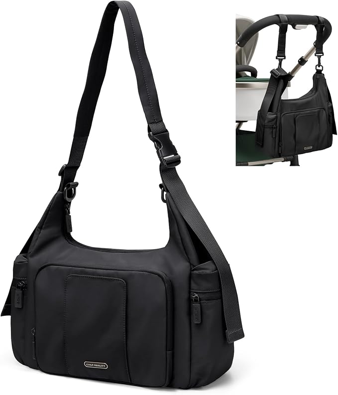 14L Puffer Diaper Bag Tote, Large Capacity Travel Diaper bags, Crossbody Hospital Bag for mom by GOLFQUALITY