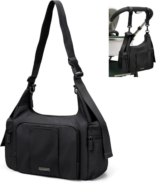 14L Puffer Diaper Bag Tote, Large Capacity Travel Diaper bags, Crossbody Hospital Bag for mom by GOLFQUALITY