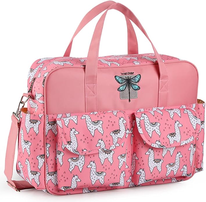 Kamay's Mummy Shoulder Bag Diaper Bag Chic Nappy Changing Bag Tote/Messenger Style Large with Changing Mat, Adjustable Straps - Image 2