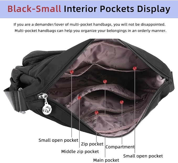 MINTEGRA Women Shoulder Handbag Roomy Multiple Pockets Bag Ladies Crossbody Purse Fashion Tote Top Handle Satchel - Image 6