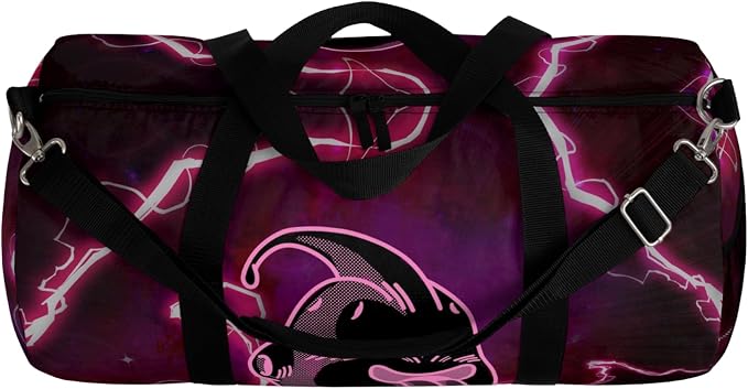 Anime Gym Bag for Women Men - Large Capacity Waterproof Workout Fitness Travel Sports Bags Fashion Street Camping Expandable Carry On Duffle Bag For Couple (Pink Bu) PTY - Image 7