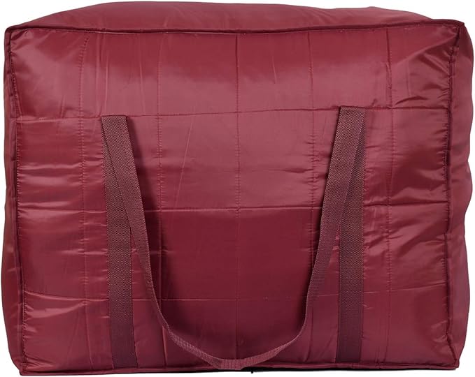 ANKIT INTERNATIONAL Multi-Purpose Storage Bag Light Weighted/Moisture Proof Parachute Jumbo Storage Bag for Clothes & Bedding Storage-Maroon - Image 3