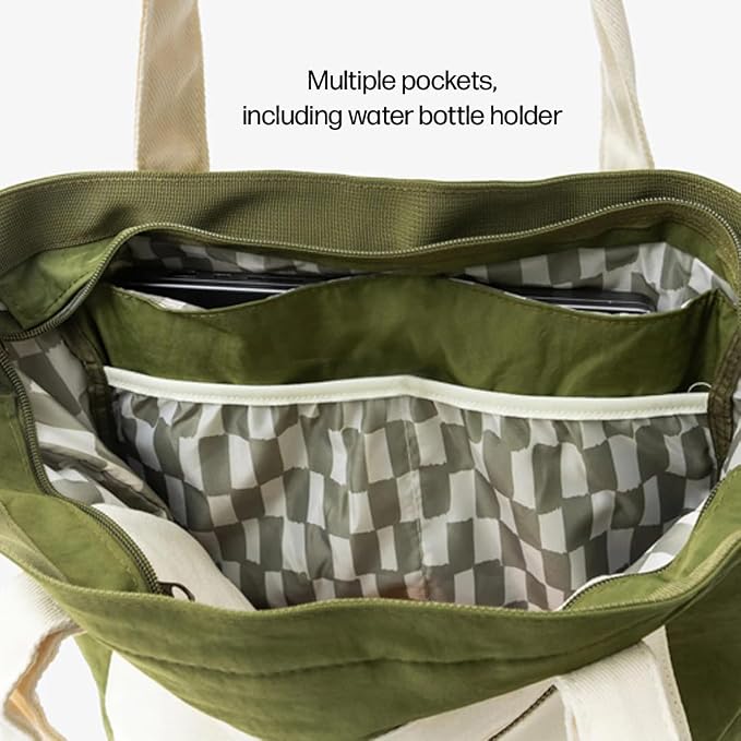 Thread Wallets Utility Tote – Large Travel Tote with Multi-Pocket Design, Laptop Compartment & Work Bag for Women (Scout) - Image 4