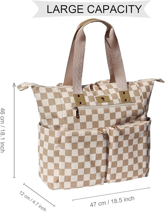 Diaper Tote Bag Totepack Backpack 2 in 1 for Women Multifunctional Large Capacity with Insulated Pockets Travel | Multifunctional - Image 2