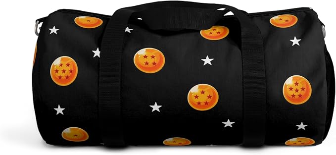 Anime Gym Bag for Women Men - Large Capacity Waterproof Workout Fitness Travel Sports Bags Fashion Street Camping Expandable Carry On Duffle Bag For Couple (Orange DBZ) PTY - Image 5