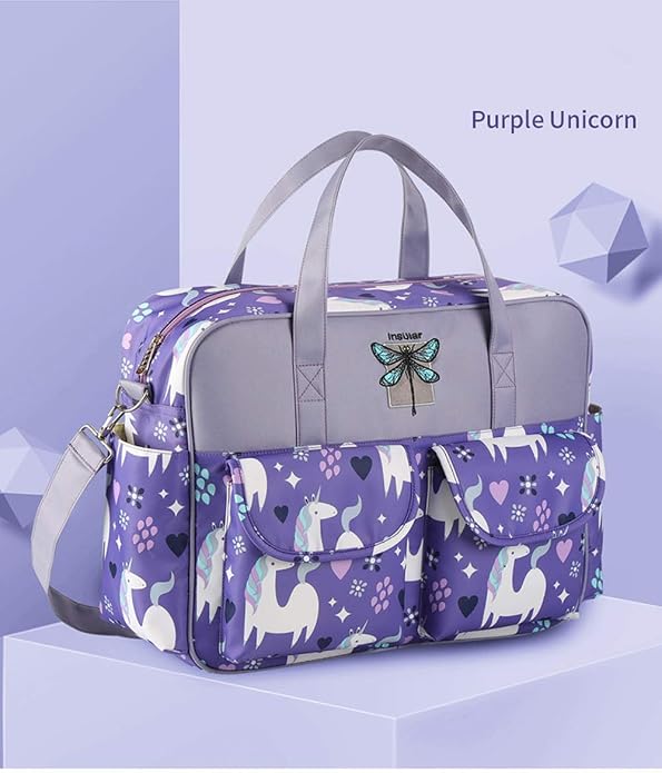 Diaper Tote Bag Organizer, Large Capacity Shoulder Bag Baby Portable Nappy Handbag Crossbody Bags - Image 2