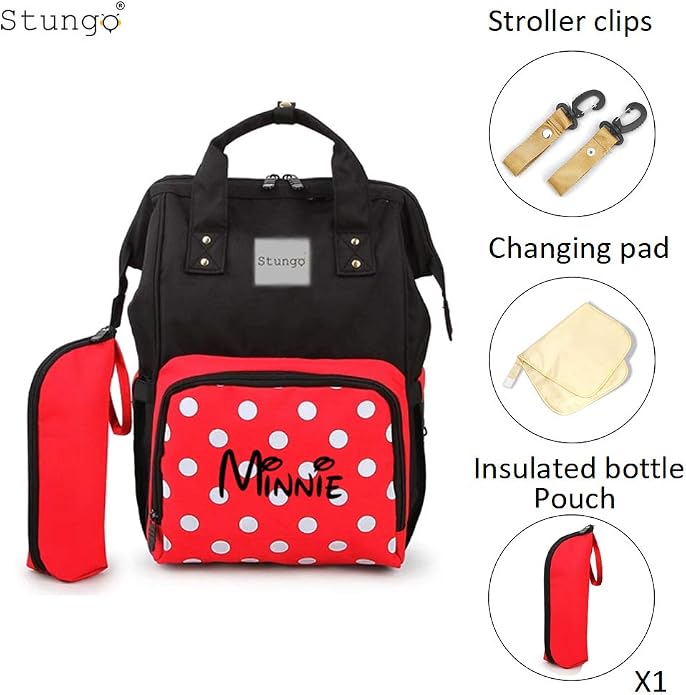 PERSONALIZED Large Diaper Knapsack/Tote Backpack/Messenger Shoulder Bag - Image 2