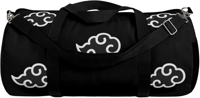 Large Capacity Waterproof Duffel Bag for Women & Men, Travel Gym Sports Bag with Shoe Compartment, Expandable Weekender Carry On for Fitness, Camping & Outdoor Use (Black CLoud) - Image 4