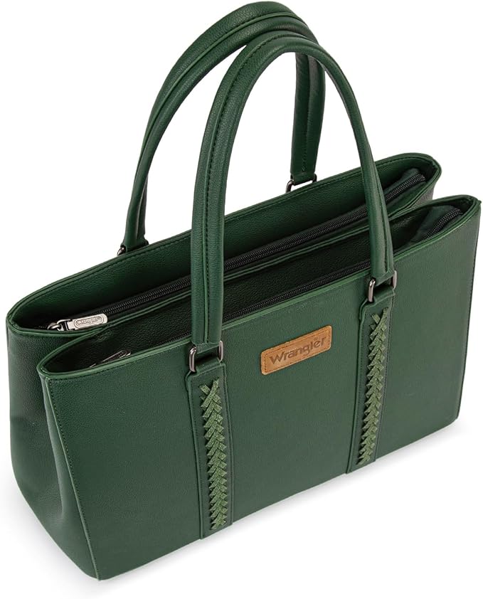 Montana West Wrangler Laptop Tote Bag for Women 15.6 Inch Computer Bag for Work Large Double Compartment Purse and Handbag - Image 5
