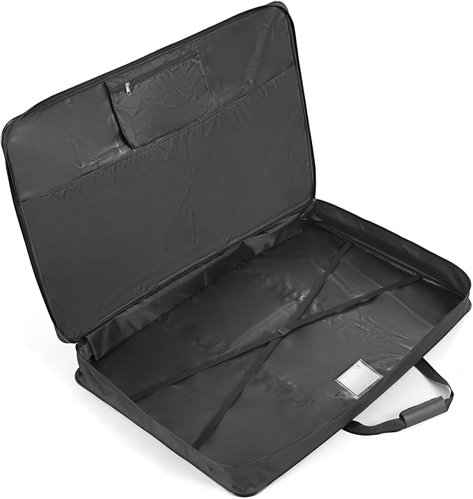 Premium Art Portfolio Case - 32" x 42" - Soft Sided - Steel Frame - Waterproof & Tear Resistant - Artwork, Photography, Sketch, LCD, Monitor, Solar Panel - Shoulder Straps & Handles - Image 3