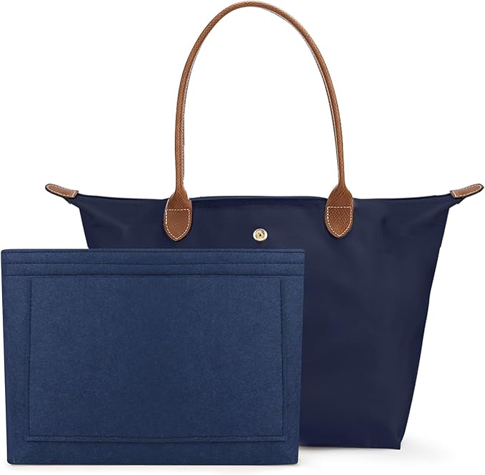 Tote Bag for Women with Purse Organizer Insert. | Foldable Large Capacity Waterproof Nylon Bag for Travel, Work, and Daily Use. by SEAFTE
