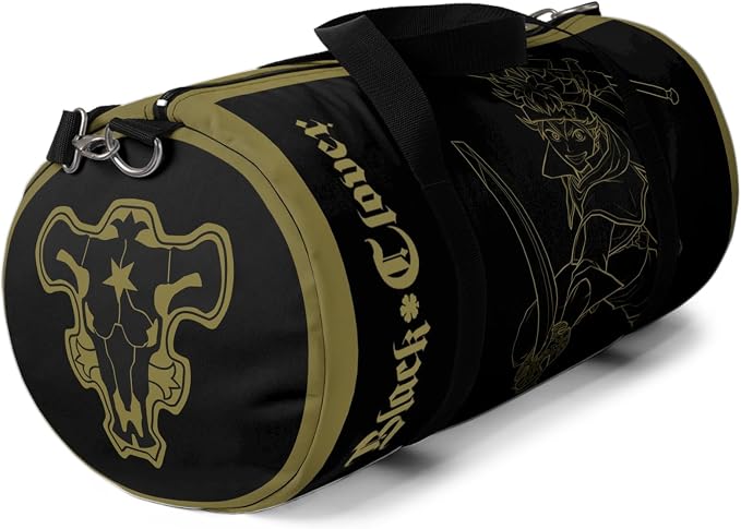 Anime Gym Bag for Women Men - Large Capacity Waterproof Workout Fitness Travel Sports Bags Fashion Street Camping Expandable Carry On Duffle Bag For Couple (Clover) PTY - Image 5