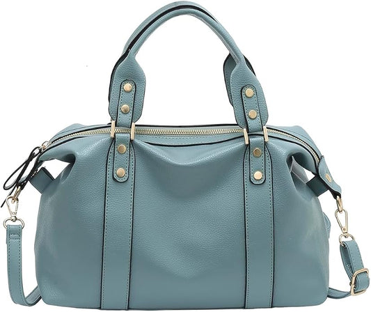 Handbags and Purses for women Vegan Leather Tote Bag for Women Satchel Shoulder Bags Travel Purse with Compartments by MCUVAEC