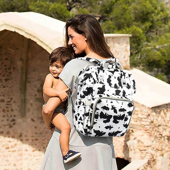 Diaper Bag Backpack for Mom & Dad, Multifunction Waterproof Baby Changing Bags, Large Nappy Bag Backpack - Image 8