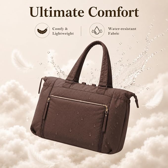 MOMINSIDE Diaper Bag Tote with Changing Station Convertible Diaper Bag Backpack Tote pañaleras para bebe Large Baby Bag, Hospital Bag Mommy Bag Travel Diaper Bag for Mom, 16 Pockets, Dark Brown - Image 4