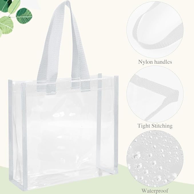 Eccliy Clear Tote Bag Stadium Approved with Handles - Image 5