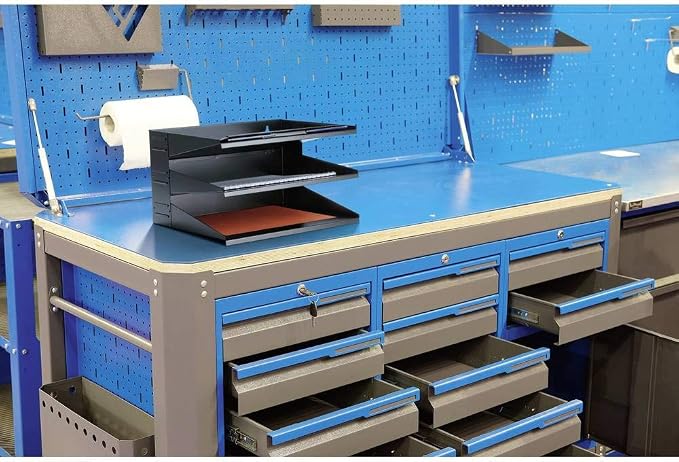 Durable HUNKE & Yoke Home Storage Bar 3 Sections A4/Foolscap Black, Metal - Image 2