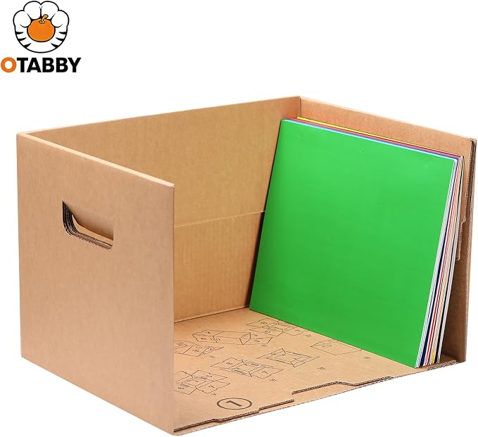 File Storage Boxes with Lids, Photo Storage, Letter/Legal Size, 4-pack | Heavy-Duty Kraft Board with 3-Ply Reinforced Walls, Handles and Lids for Long-Term File and Photo Storage,12x16x10 Inches - Image 5
