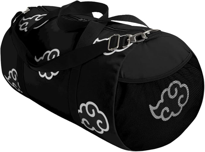 Large Capacity Waterproof Duffel Bag for Women & Men, Travel Gym Sports Bag with Shoe Compartment, Expandable Weekender Carry On for Fitness, Camping & Outdoor Use (Black CLoud) - Image 6