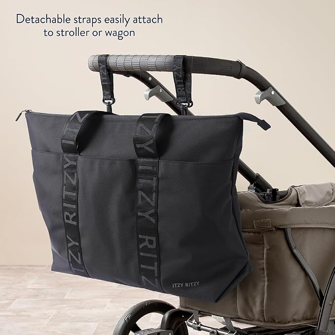 Itzy Ritzy Belong Diaper Bag Tote, Lightweight Tote with 10 Pockets - Image 3