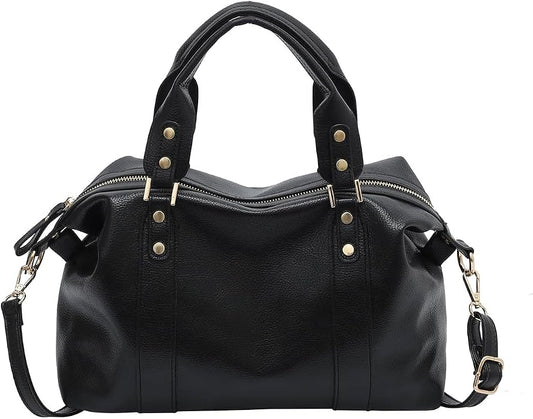 Handbags and Purses for women Vegan Leather Tote Bag for Women Satchel Shoulder Bags Travel Purse with Compartments by MCUVAEC