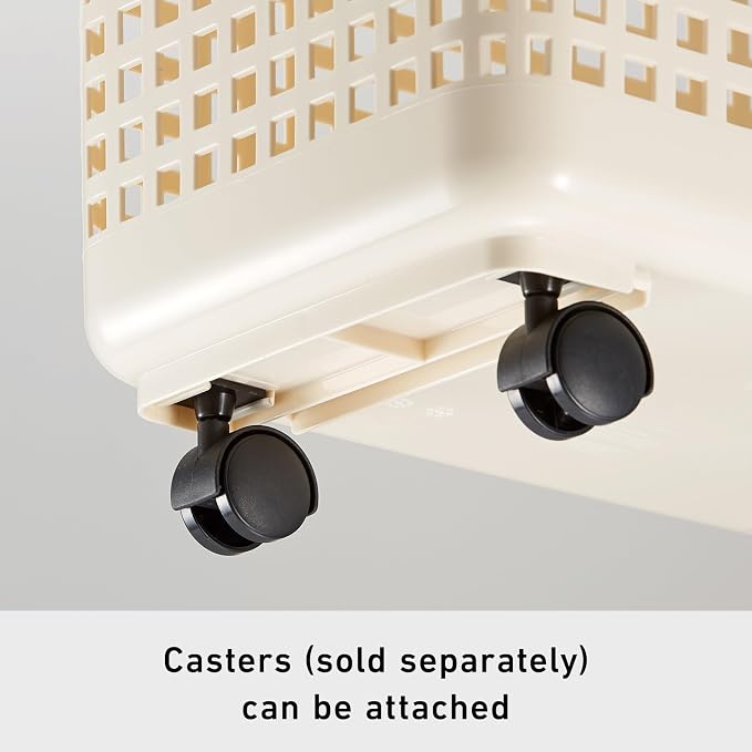 Like-it │SCB-6 │Daily use inside or outside. | Movable handles make it easy to carry around | Portable large basket for kitchen, laundry and kids room | 18.7 x 12.2 x 15.47" | White | 10.57 gal - Image 6