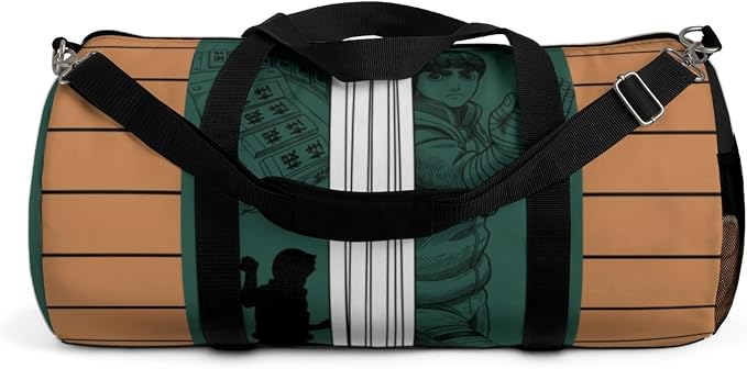 Anime Gym Bag for Women Men - Large Capacity Waterproof Workout Fitness Travel Sports Bags Fashion Street Camping Expandable Carry On Duffle Bag For Couple (Green Lee) PTY - Image 8