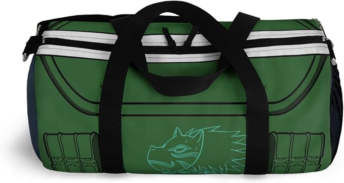Anime Gym Bag for Women Men - Large Capacity Waterproof Workout Fitness Travel Sports Bags Fashion Street Camping Expandable Carry On Duffle Bag For Couple (Green Kashi) PTY - Image 4