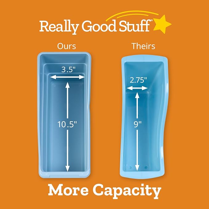 Really Good Stuff Durable Book & Binder Holder, 6-Pack, Water | 5.5" x 12.5" x 7.5", Classroom Organization, Storage Solution, Sturdy & Versatile - Image 11