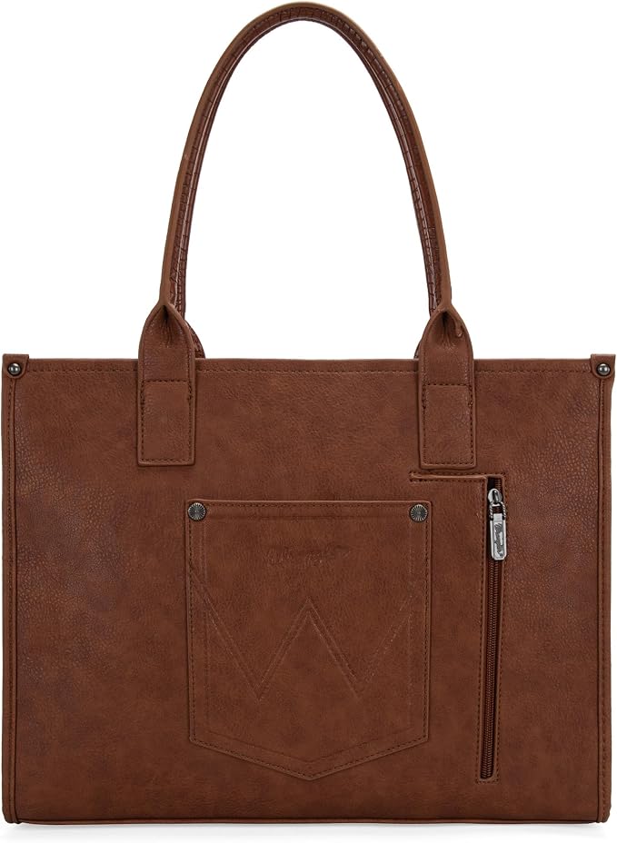 Montana West × Wrangler Tote Bag for Women Western Cow Print Purse Designer Top Handle Handbags - Image 4