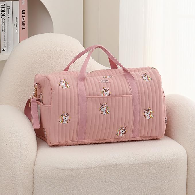 Women’s Travel Duffel Bag – Large Weekender & Overnight Travel Bag with Wet Pocket, Carry-On Friendly, Ideal as Hospital or Maternity Bag for Labor and Delivery - Image 2