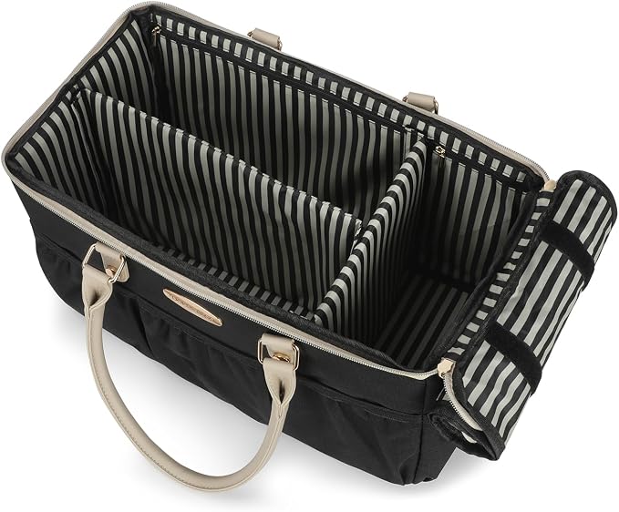 DOKUS & CO Luxe Diaper Caddy Organizer, Extra Large Collapsible Nursery Storage Tote for Baby Essentials & Travel - Image 8