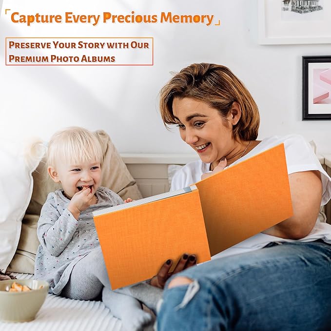 Artfeel Photo Album Self Adhesive Scrapbook,120 Pages Large Photo Book for 4x6,5x7,8x10 Pictures,DIY Album for Baby Wedding Family Travel Birthday,with Metallic Pen and Scraper - Image 6
