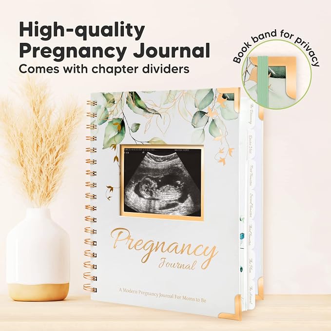 KeaBabies Inspire: Pregnancy Journal Memory Book and First 5 Years Baby Memory Book Journal - 90 Pages Hardcover Pregnancy Book - 90 Pages Hardcover First Year Keepsake Milestone Baby Book - Image 4