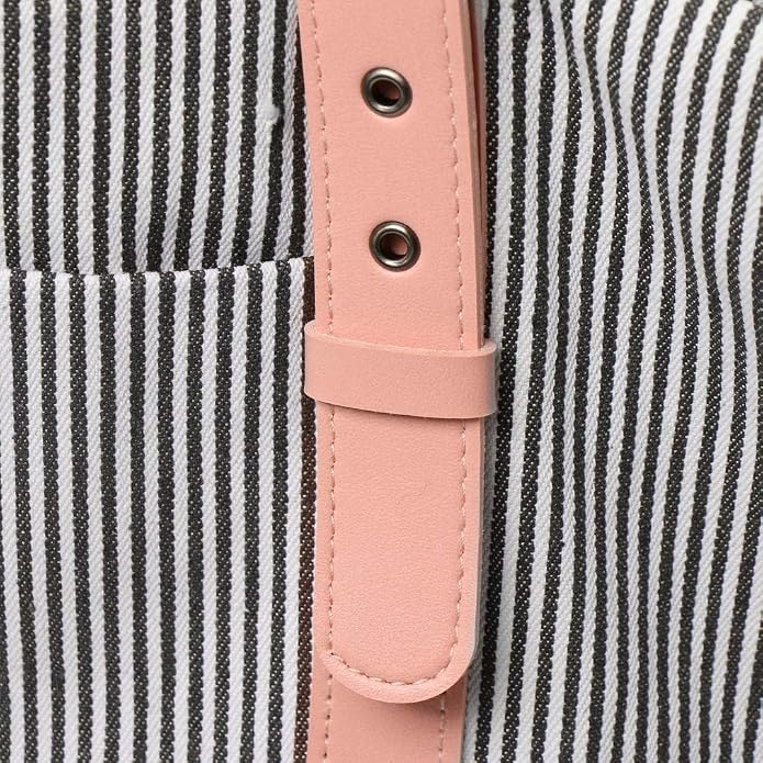 Women's Canvas Shoulder Work Tote Purses Large Top Handle Everyday Bag Diaper Handbag - Image 5