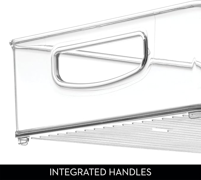 iDesign Stackable Pantry Bin, Clear | Kitchen Cabinets, Fridge or Freezer Storage, Made in USA - Image 8