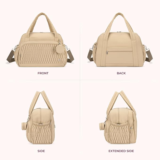 Telena Tote Diaper Bags, Travel Crossbody Large Capacity Hospital Bag for Women Labor Delivery with Pacifier Case - Image 8