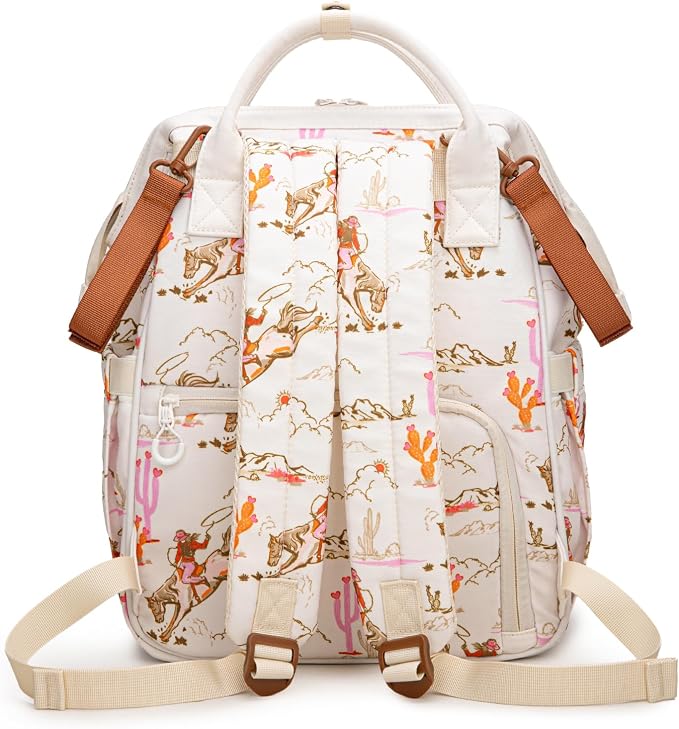 Montana West Wrangler Diaper Bag Backpack Aztec Callie Bag Travel Backpack Purses Western Multi-Function Baby Bags for Mom - Image 5