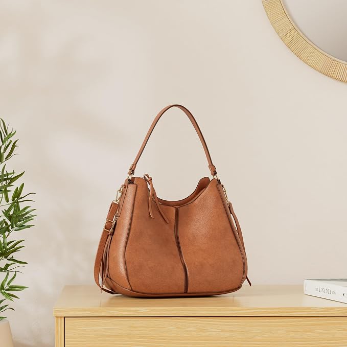 Hobo Crossbody Bag for Women, Designer Shoulder Purse Handbags - Image 4