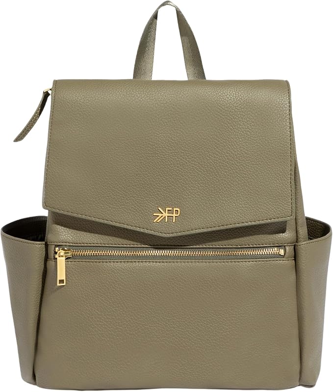 Freshly Picked Mini Diaper Bag II Backpack – Premium Vegan Leather Small Baby Bag without Changing Pad, Compact, Lightweight & Stylish for Moms On-the-Go, Sage by Unknown