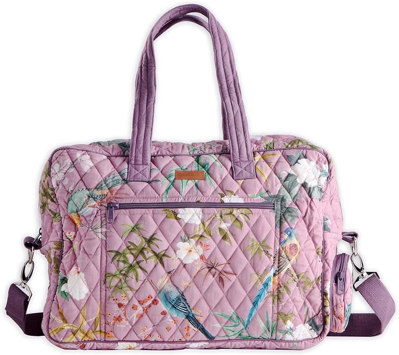 Maison d' Hermine Weekender Bags for Women Cotton Quilted Duffel Overnight Luggage Weekend Bag for Men Gym Gifts Travel | Overnight Luggage Weekend Bag for Men Gym Sports Gifts Duffle bag Business Travellers Trip Spring Summer by MaisondHermine