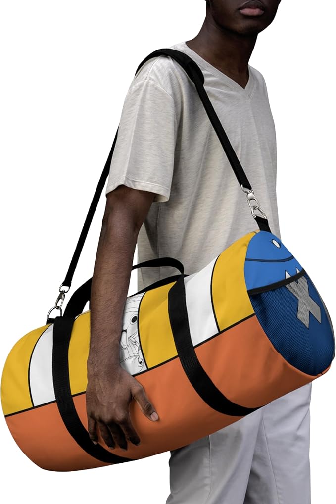 Anime Gym Bag for Women Men - Large Capacity Waterproof Workout Fitness Travel Sports Bags Fashion Street Camping Expandable Carry On Duffle Bag For Couple (Chopper) PTY - Image 3
