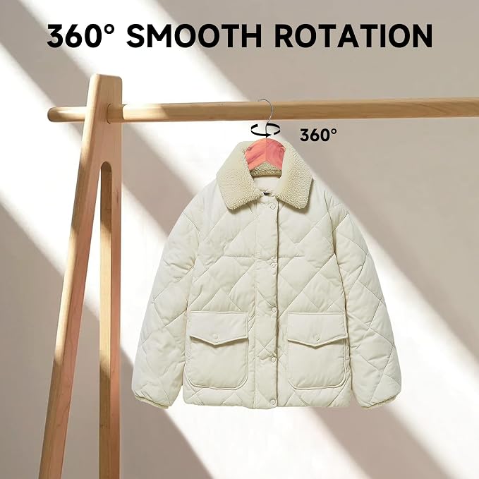 Wooden Clothes Hangers with Pants Bars, Cedar Wood, 96-Pack | Heavy Duty Solid Wood Suit & Coat Hangers with Swivel Hook & Shoulder Notches, for Shirts, Jackets, Dresses & Trousers - Image 3