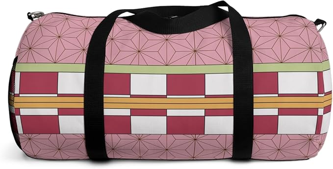 Anime Gym Bag for Women Men - Large Capacity Waterproof Workout Fitness Travel Sports Bags Fashion Street Camping Expandable Carry On Duffle Bag For Couple (Pink Nzka) PTY - Image 5