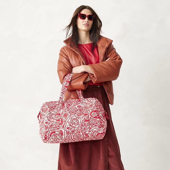 Vera Bradley Women's Miramar Weekender Travel Bag - Premium Cotton - Image 5