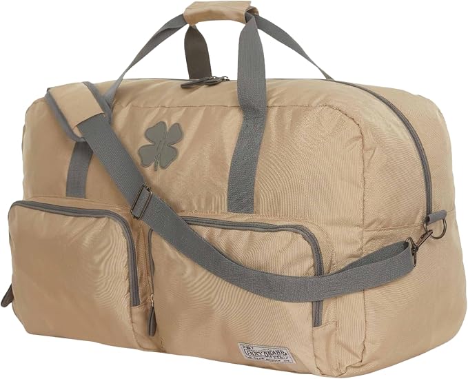 Lucky Brand Large Duffle Bag for Travel, Foldable Weekender Duffel bag | Travel Overnight Duffel bag, Adjustable Shoulder Strap, Front Zip Pockets, Spacious Capacity, Unisex Lightweight Travel Bag by LuckyBrand